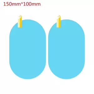 1 Pair Auto Car Anti Water Mist Film Anti Fog Coating Rainproof Rearview Mirror Protective Film