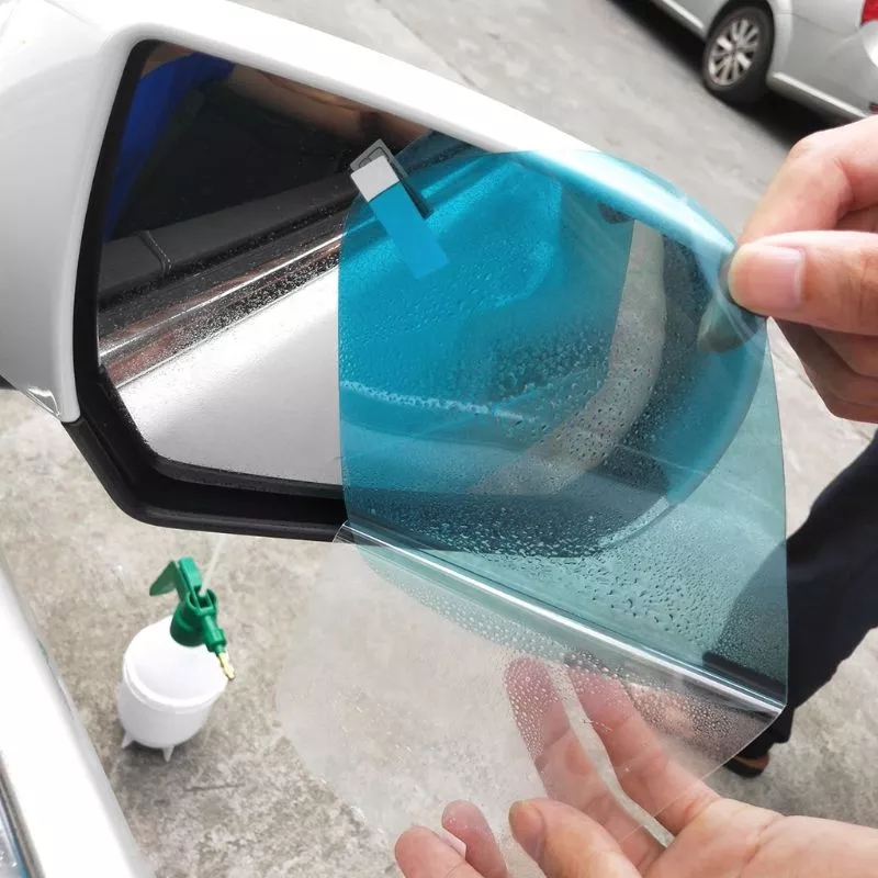 1 Pair Auto Car Anti Water Mist Film Anti Fog Coating Rainproof Rearview Mirror Protective Film