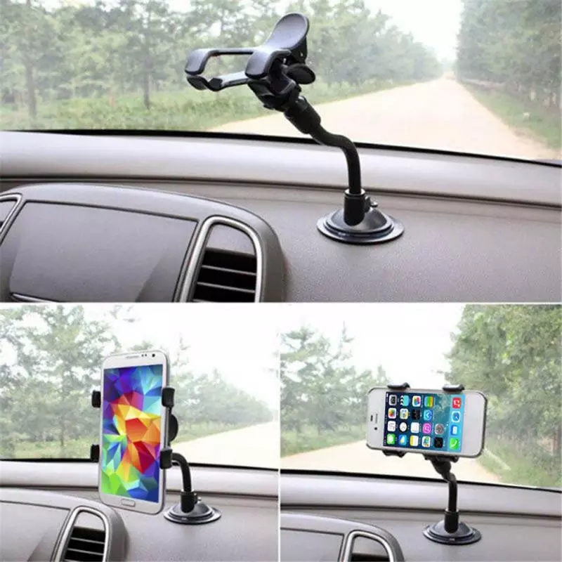 New Car Phone Holder Stand Suction Cup Mount Mobile Phone Holder Car Accessories Interior Stand