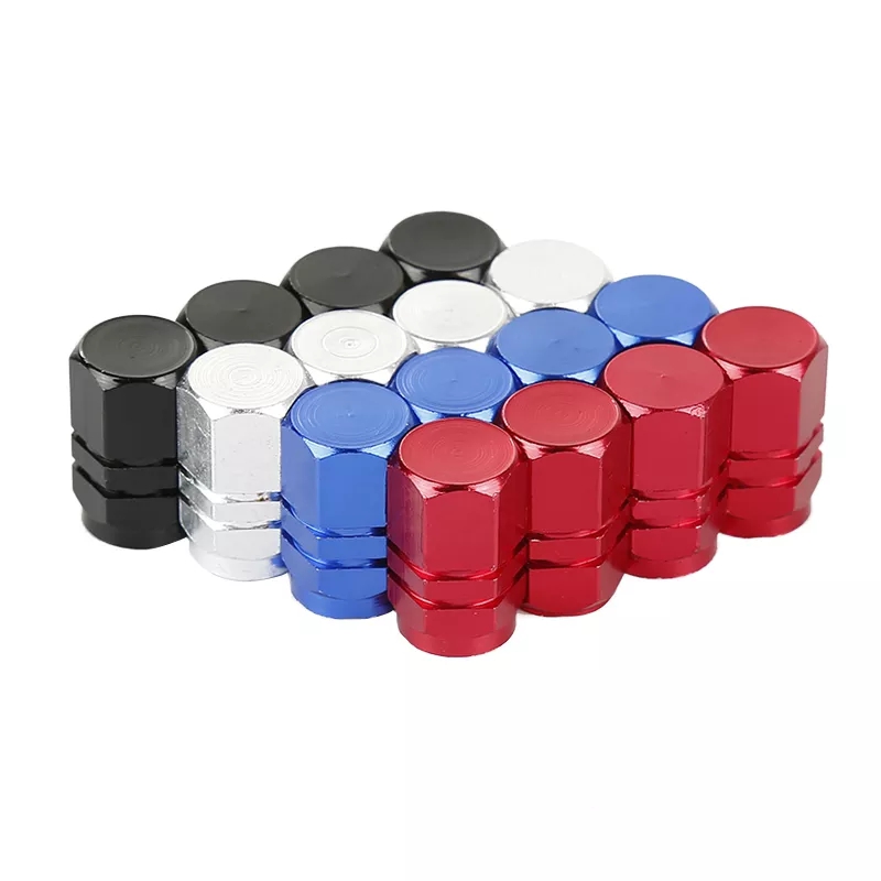 Auto Tire Valve Stem Caps Aluminum Tire Wheel Rims Stem Air Valve Caps Tyre Cover For Car Truck