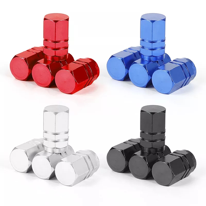 Auto Tire Valve Stem Caps Aluminum Tire Wheel Rims Stem Air Valve Caps Tyre Cover For Car Truck