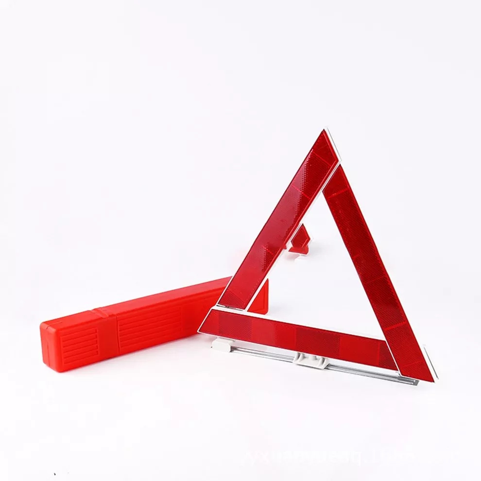 New Car Vehicle Emergency Breakdown Warning Sign Triangle Road Safety