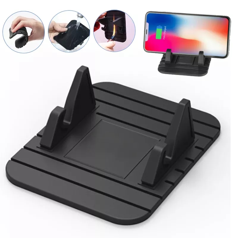 Universal Anti-slip Car Silicone Holder Mat Pad Dashboard Stand Mount For Phone GPS Bracket