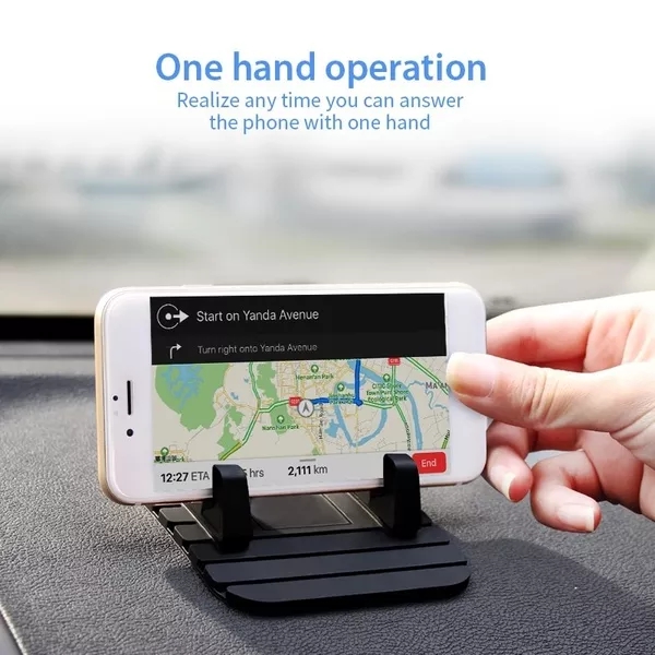 Universal Anti-slip Car Silicone Holder Mat Pad Dashboard Stand Mount For Phone GPS Bracket