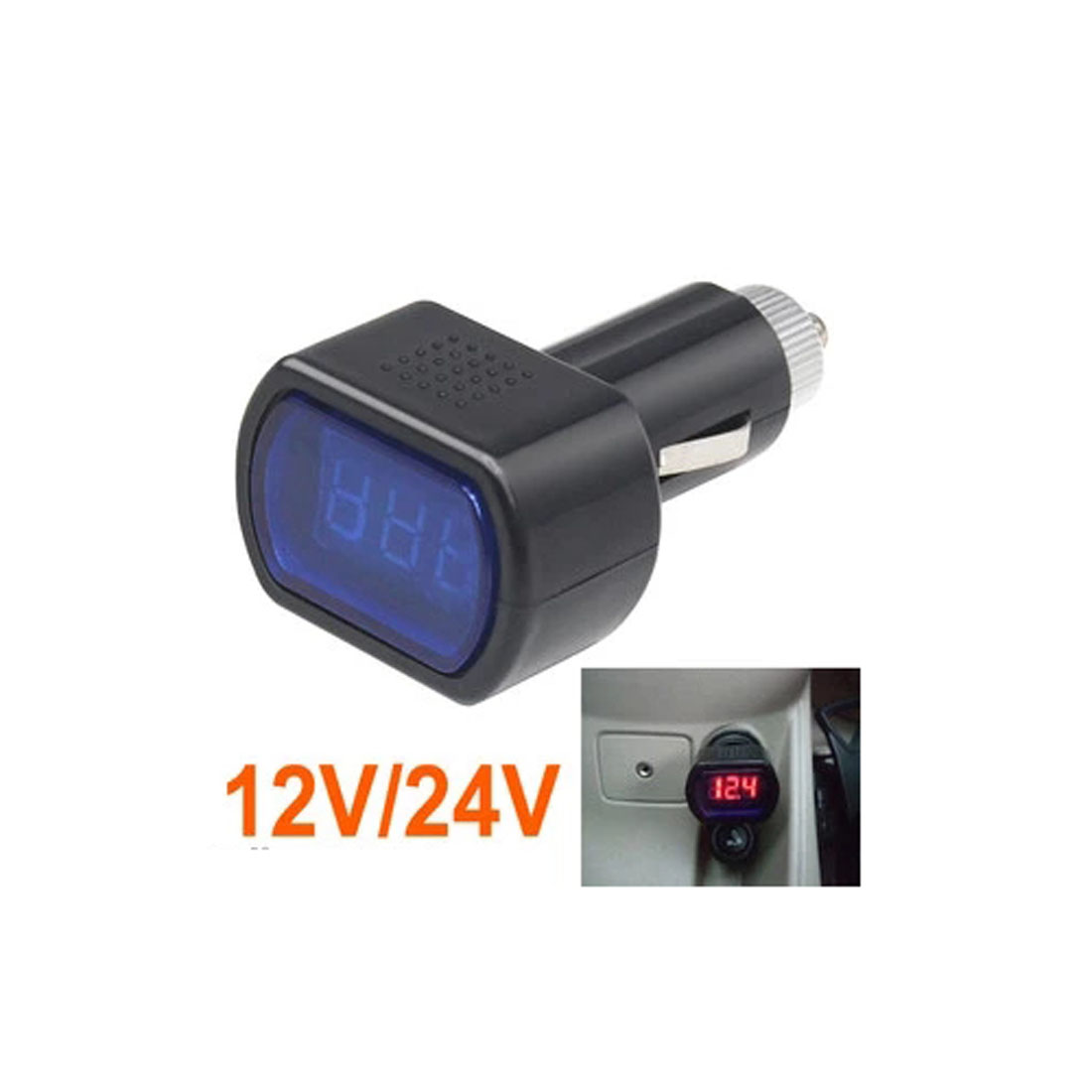 Car Styling Diagnostic Tool Digital LED Car Truck System Battery Voltmeter Voltage Gauge Tester