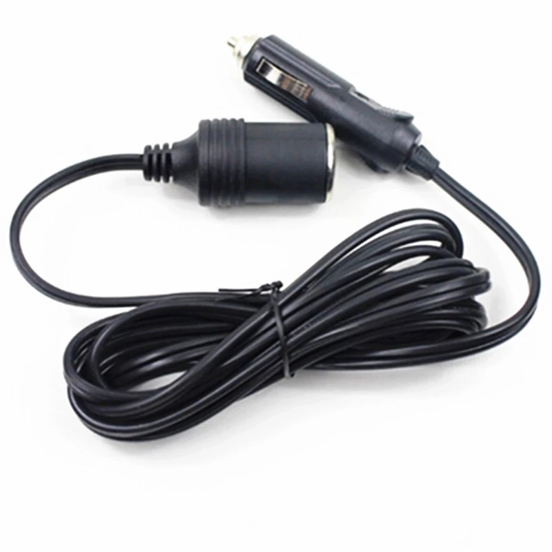 12V 24V Car Cigarette Lighter Power Extension Supply Adapter Extender Extension Cable Car Socket