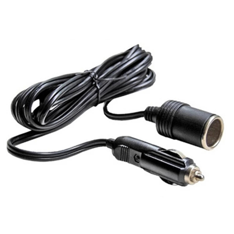 12V 24V Car Cigarette Lighter Power Extension Supply Adapter Extender Extension Cable Car Socket