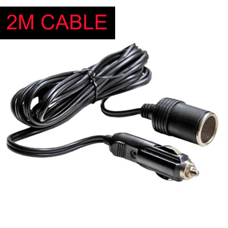 12V 24V Car Cigarette Lighter Power Extension Supply Adapter Extender Extension Cable Car Socket