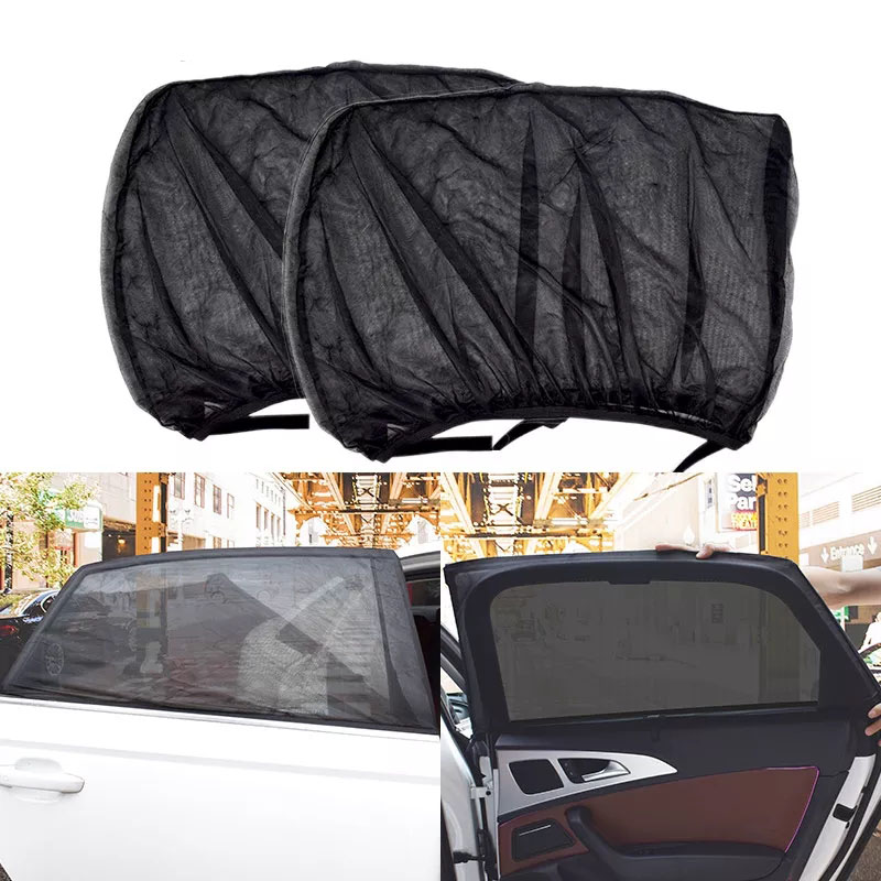 1 Pair Car Styling Protector Window Cover Sunshade Curtain UV Protection Shield Auto Universal Film