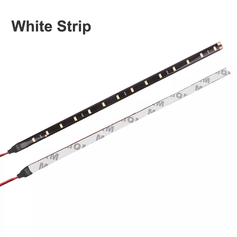 1PCS  30cm 15LED Strip Light High Power 12V Bulb Atmosphere Decorative lamp Auto interior Light Modification Ambient Light