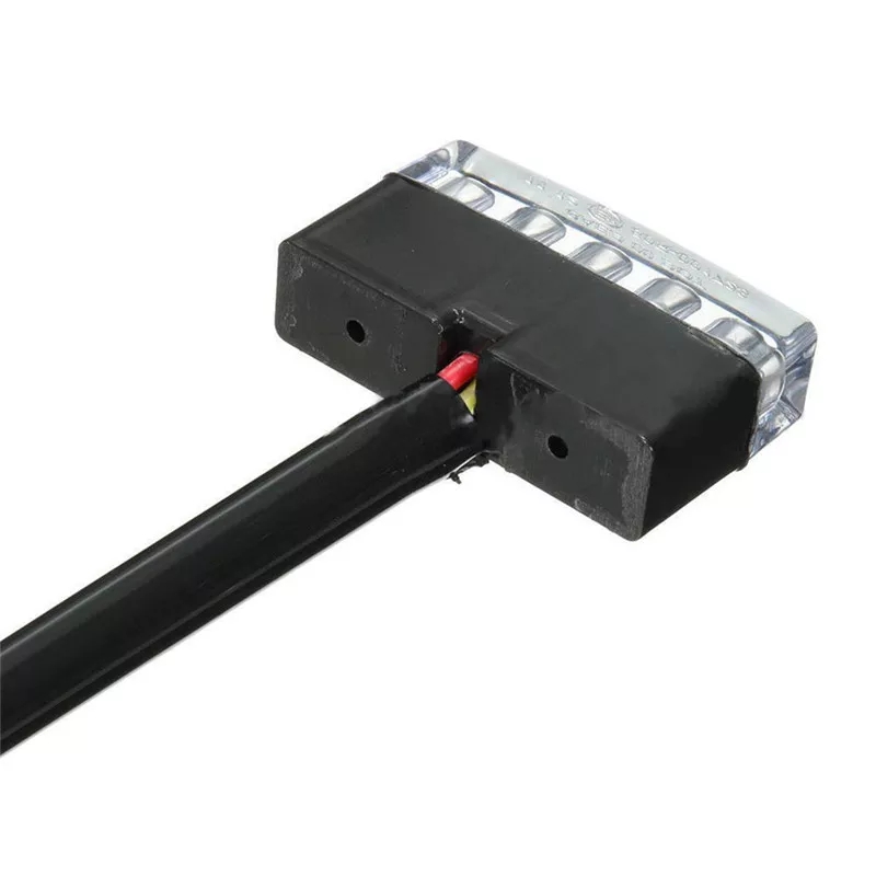 New Motorcycle Scooter ATV Bike Red Rear Tail 12V Mini 5LED Universal Low Consumption Stop Brake Light Lamp