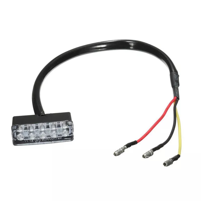 New Motorcycle Scooter ATV Bike Red Rear Tail 12V Mini 5LED Universal Low Consumption Stop Brake Light Lamp