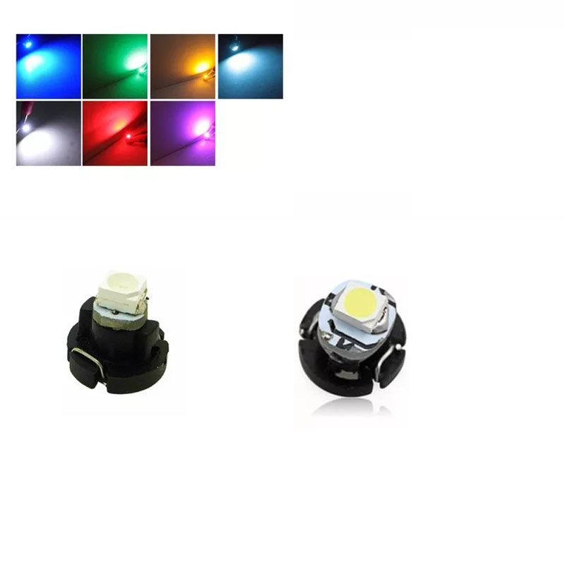 2PCS T3 LED 12V 0.2W Car Auto Interior Instrument Light Bulbs Dashboard Lamp Car Instrument Light