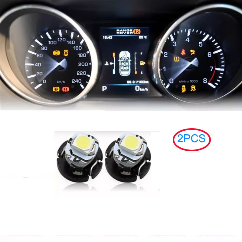 2PCS T3 LED 12V 0.2W Car Auto Interior Instrument Light Bulbs Dashboard Lamp Car Instrument Light