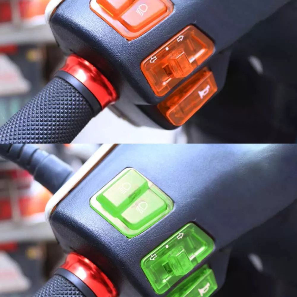 New For GY6 Switches 50cc 125cc 150cc Moped Scooter Head Light Horn Dimmer Turn Starter Single Switch Button