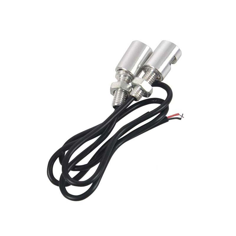 New  Universal  1 Pair White LED Car Motorcycle  Styling License Plate lamp 12V Car LED License Plate Bolt Lights