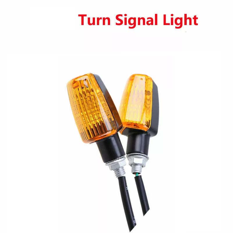 1 Pair 12V Universal Motorcycle Turn Signal Indicator Light Turning Amber Lamp Bulb Motorbike Lamps Blinker Flash Bike Lamp