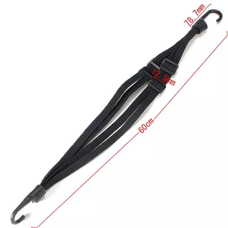 Universal Motorcycle Luggage Strap Motorcycle Helmet Gears Fixed Elastic Buckle Rope High-Strength Retractable Protective
