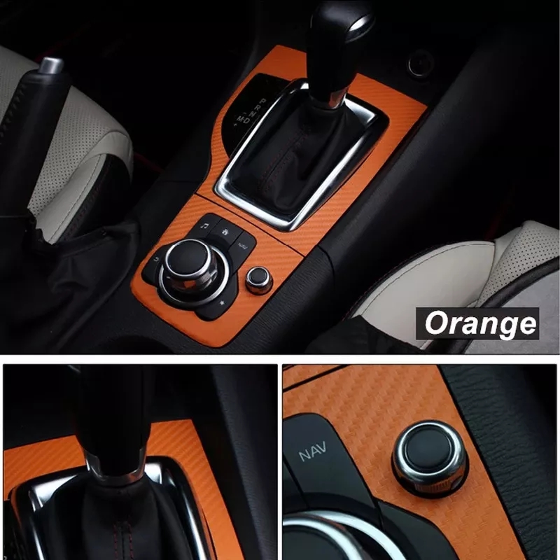 New 127X60 CM 3D Carbon Fiber Vinyl Car Wrapping Foil Carbon Fiber Car Decoration Sticker Car Styling
