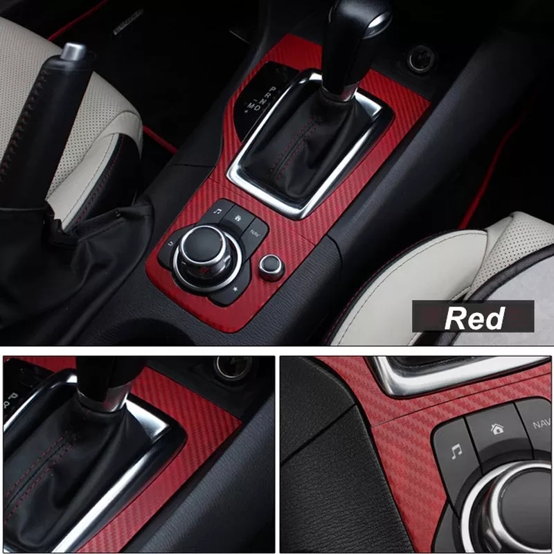 New 127X60 CM 3D Carbon Fiber Vinyl Car Wrapping Foil Carbon Fiber Car Decoration Sticker Car Styling