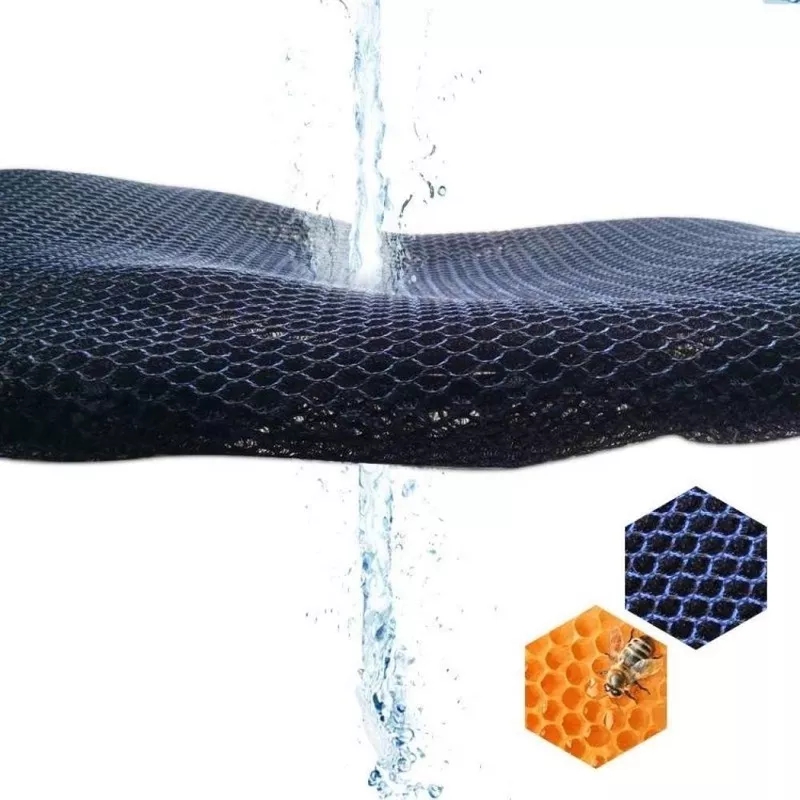 Universal Motorcycle Protecting Cushion Seat Cover Net 3D Mesh Saddle Seat Cover Electric Bike Scooter Insulation Cushion Cover