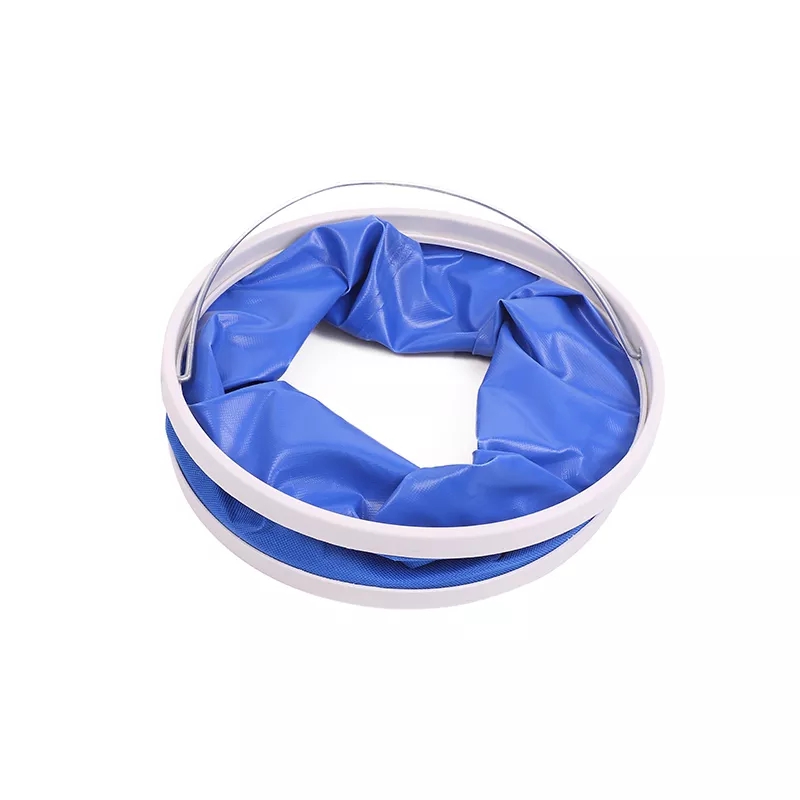 New Thickened Waterproof Portable Folding Bucket 9L Automobile Cleaning Outdoor Camping Fishing Storage Bucket