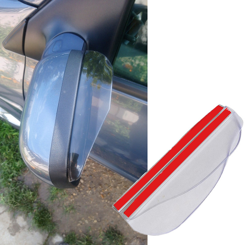 1 Pair  Car Side Mirror waterproof Sun Visor Rain Eyebrow Auto Car Rear View Side Rain Shield Flexible Protector