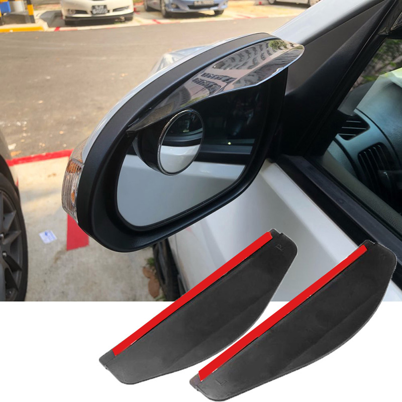 1 Pair  Car Side Mirror waterproof Sun Visor Rain Eyebrow Auto Car Rear View Side Rain Shield Flexible Protector