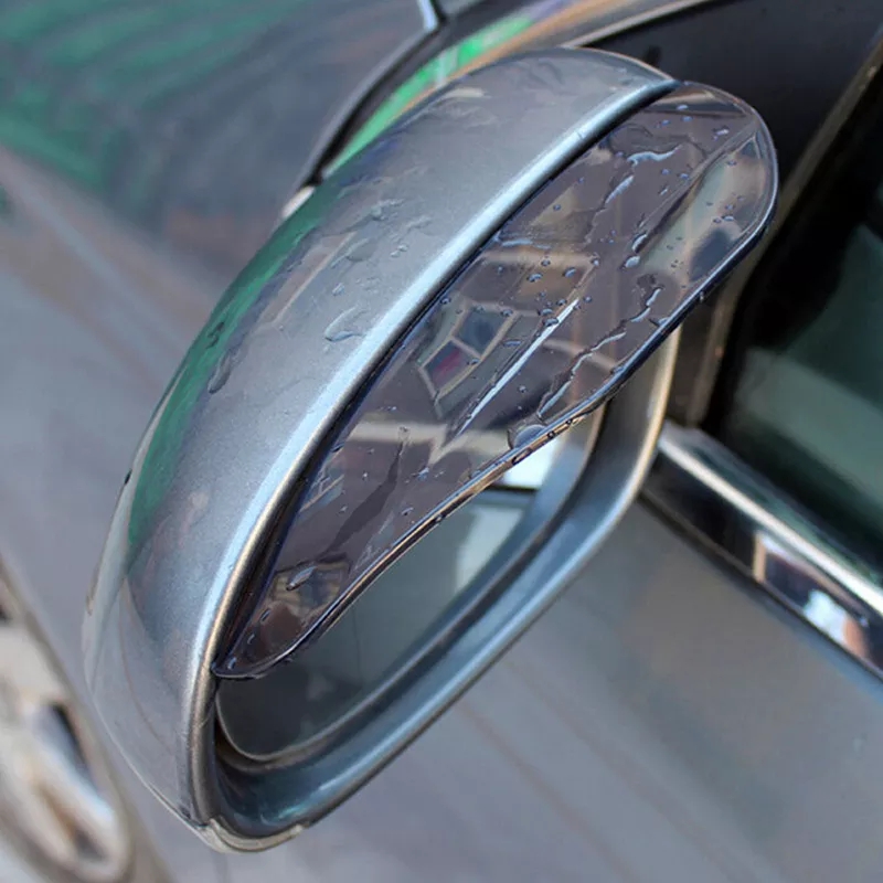 1 Pair  Car Side Mirror waterproof Sun Visor Rain Eyebrow Auto Car Rear View Side Rain Shield Flexible Protector