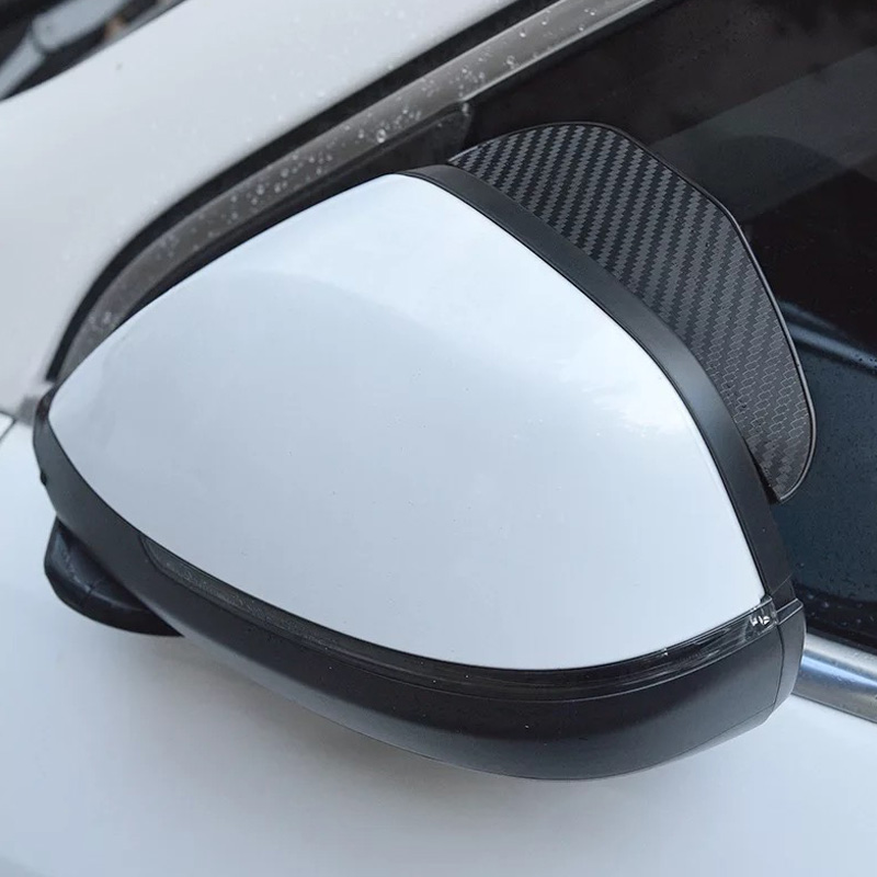 2 Pieces Universal Car Rear view mirror Automobile Rain Eyebrow Car side Mirror waterproof Sun Visor Rain Eyebrow