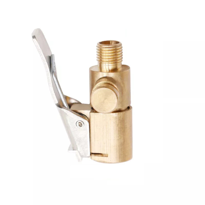 New Car Auto 8mm Tyre Wheel Tire Air Chuck Inflator Pump Valve Clip Clamp Connector Adapter
