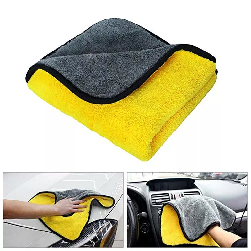 1 X 30*30cm Car Wash Microfiber Towel Auto Cleaning Drying Cloth Hemming Super Absorbent Universal for All Cars