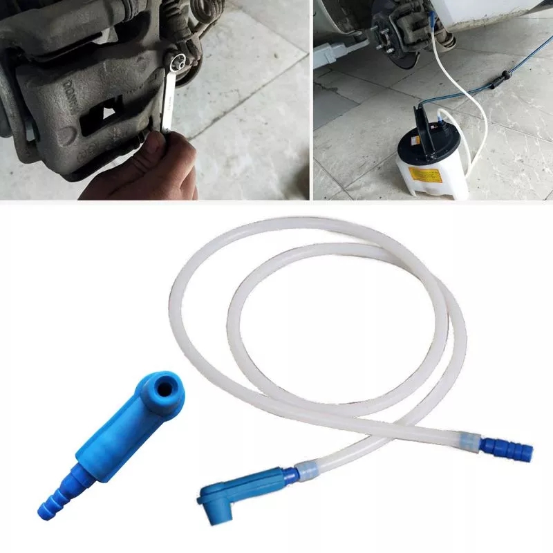 New Brake Oil Changer Connector Emptying Tool with 1.2m Oil Pumping Pipe Brake Oil Replacement Tool