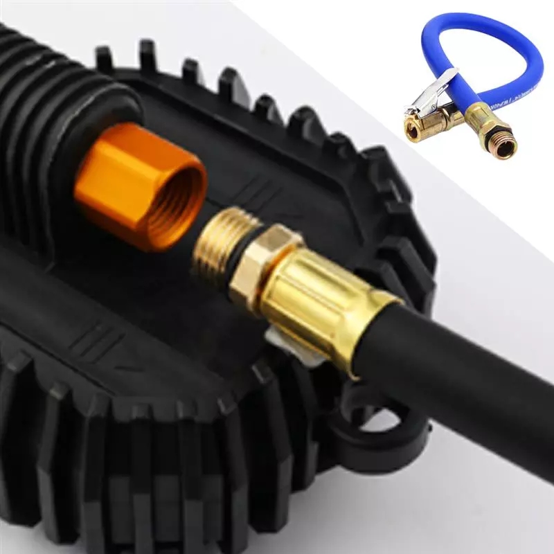 New Tire Inflator Hose Tyre Hose Portable Air Compressor Pipe Rubber Air Rubber Hose for Car Motorbike