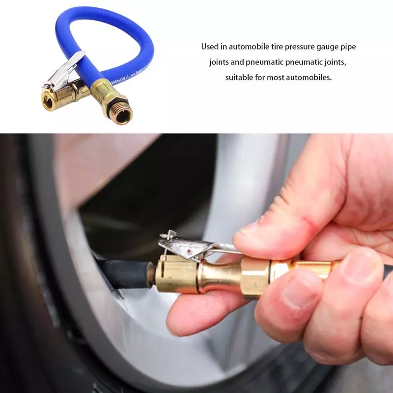 New Tire Inflator Hose Tyre Hose Portable Air Compressor Pipe Rubber Air Rubber Hose for Car Motorbike