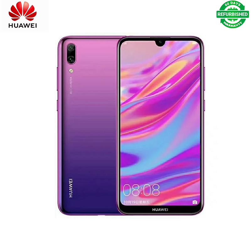 Refurbished Huawei Enjoy 9 Smart Phone 4+64G with fingerprint unlocking 6.26 inches support 2G/3G/4G network dual card