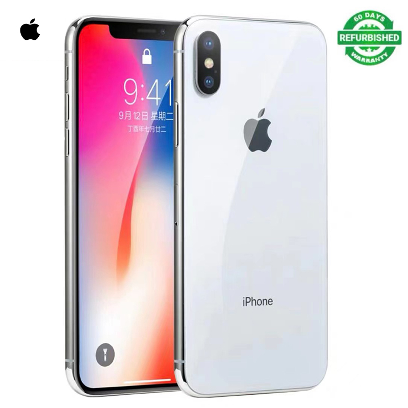 Refurbished iPhone Apple X smartphone 3+256G with face unlock, 5.8 inches, supports 2G/3G/4G network single card