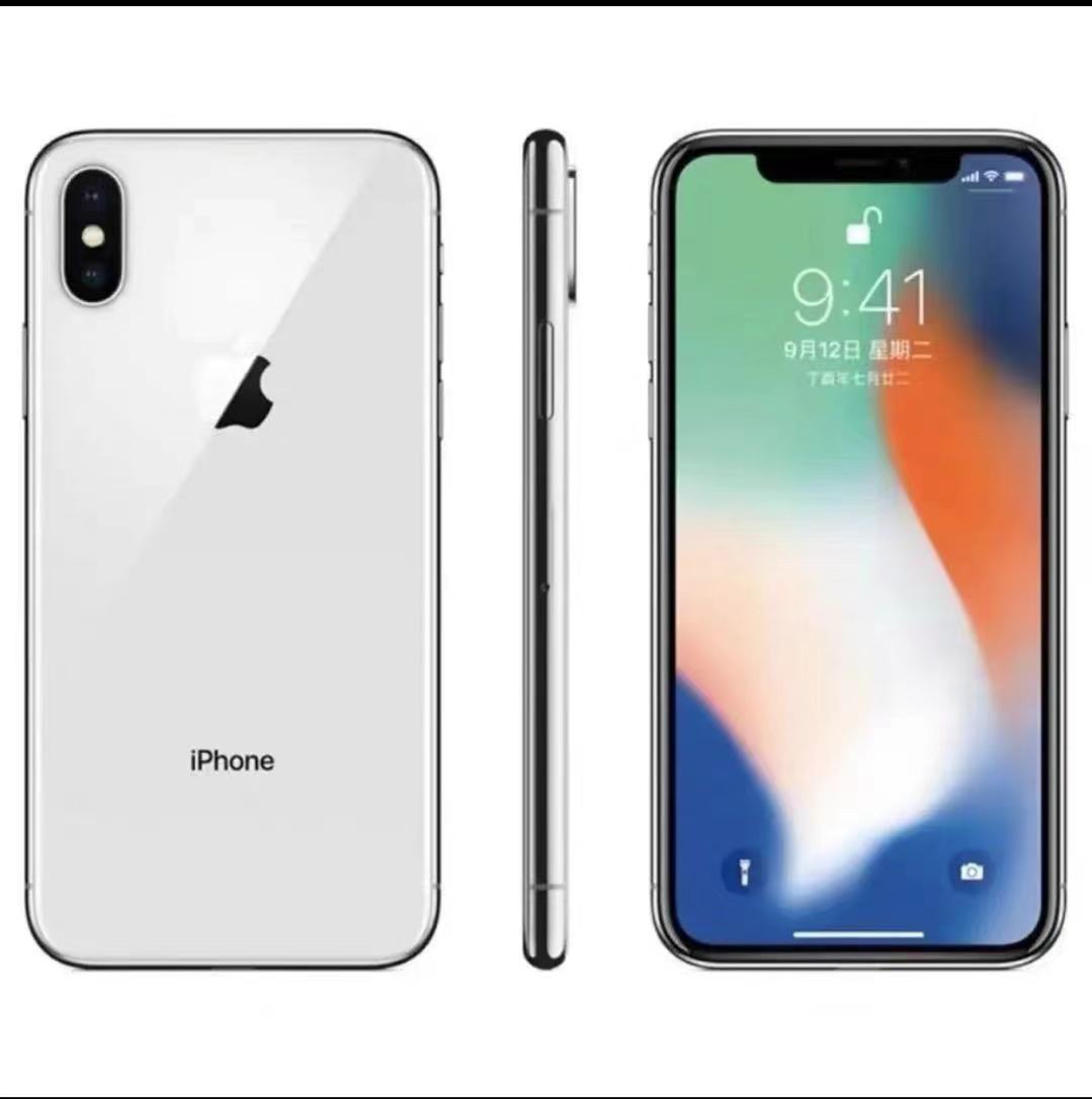 Refurbished iPhone Apple X smartphone 3+256G with face unlock, 5.8 inches, supports 2G/3G/4G network single card