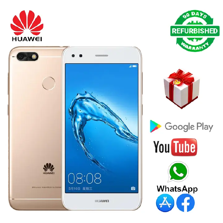 Refurbished Huawei Enjoy 7（P9 lite mini）Global Version Smart Phone 32G+3G  with fingerprint unlock, support 2G/3G/4G dual card 4000mAh battery