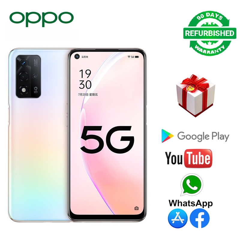 Refurbished oppoA93s Smart Phone 8+256GB with fingerprint unlock 6.5 inch support 2G/3G/4G/5G network dual SIM 5000mAh