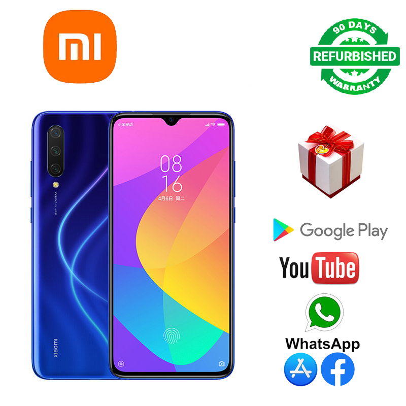 Refurbished Xiaomi CC9 Smart Phone 8+256GB with FingerPrint Unlock 6.39 Inch Support 2G/3G/4G Network Dual Sim 4030mah