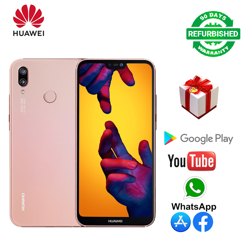 Refurbished Huawei P20 Lite Smart Phone4+128GB Fingerprint Unlock 5.84 inches supporting 2G/3G/4G network dual card 3000mAh