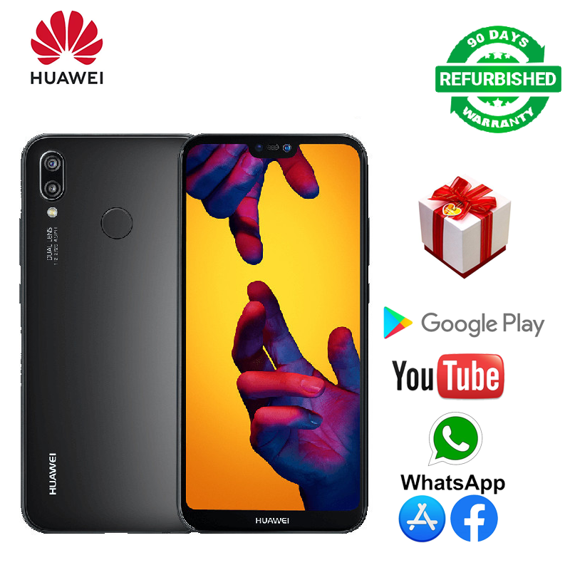 Refurbished Huawei P20 Lite Smart Phone4+128GB Fingerprint Unlock 5.84 inches supporting 2G/3G/4G network dual card 3000mAh