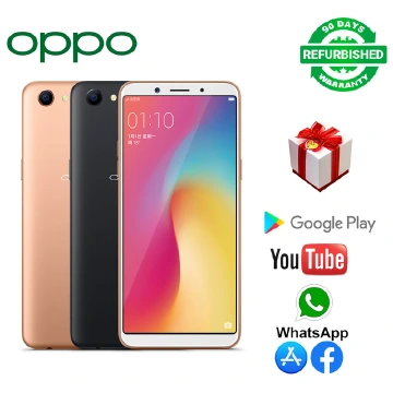 Refurbished OPPO A79 64GB+4GB Smart Phone Unlock 6.01inch 2G/3G/4G LTE 16MP+16MP Camera Dual Sim less than 3000mAh Phones （Random Color）64G+4G Color Random 4GB+64GBColor Random,4GB+64GB