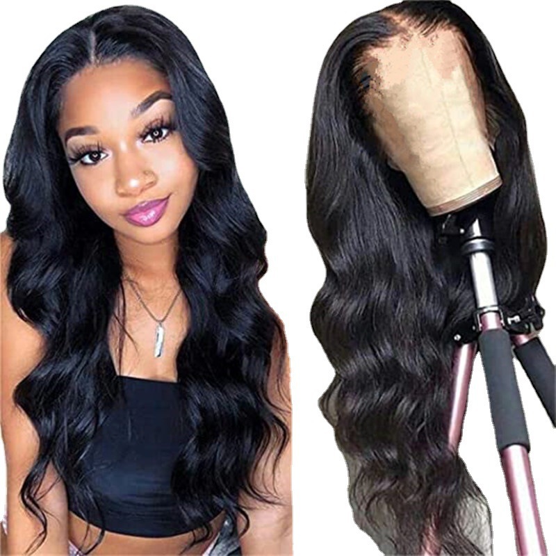 【READY STOCK】African fashion mid-section female long curly hair big wave chemical fiber headgear