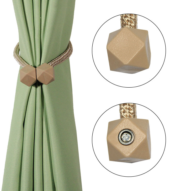 Magnetic Curtain Buckle Holder Curtain Tieback Hanging Multifaceted Ball Buckle Tie Back Curtain Straps Home Decoration