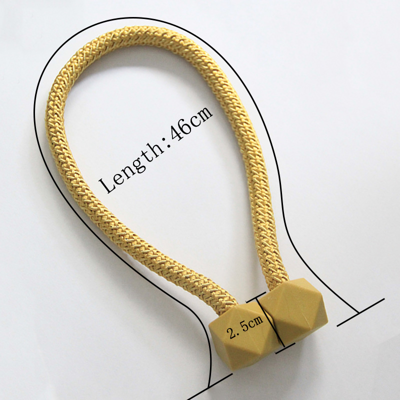 Magnetic Curtain Buckle Holder Curtain Tieback Hanging Multifaceted Ball Buckle Tie Back Curtain Straps Home Decoration