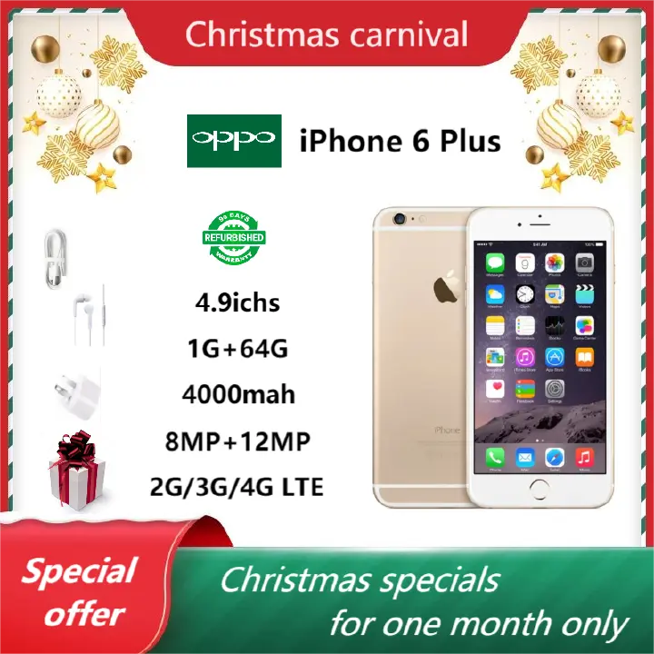 Refurbished Apple iPhone 6 Plus 64G/16G with Fingerprint unlock SmartPhone iPhone6 Plus