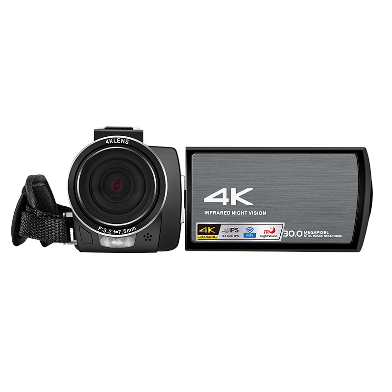 4K digital camera night vision digital camera Wi Fi HD Camera DV external microphone wide-angle mirror