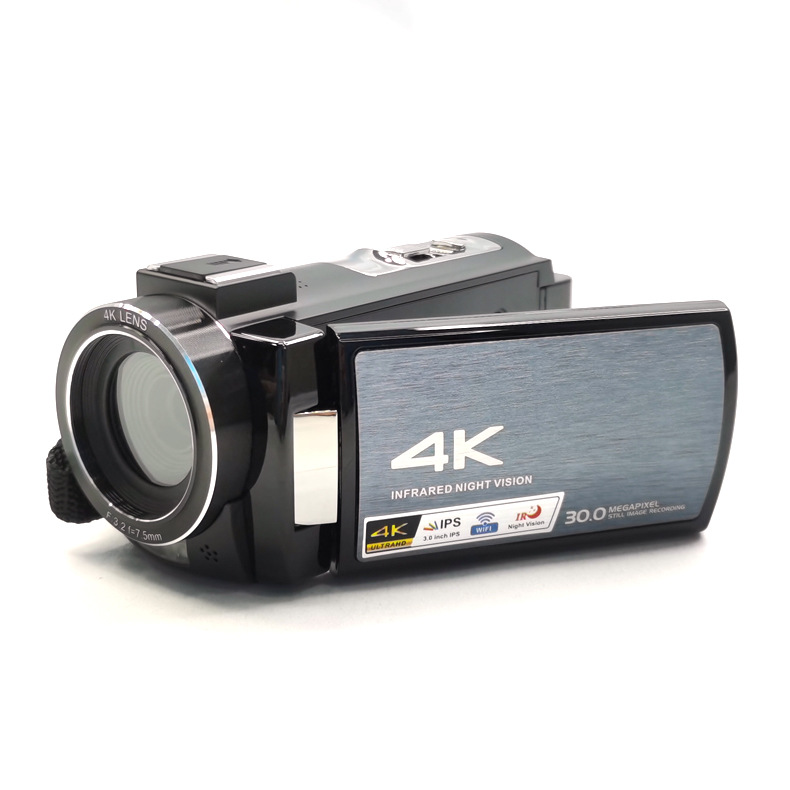 4K digital camera night vision digital camera Wi Fi HD Camera DV external microphone wide-angle mirror